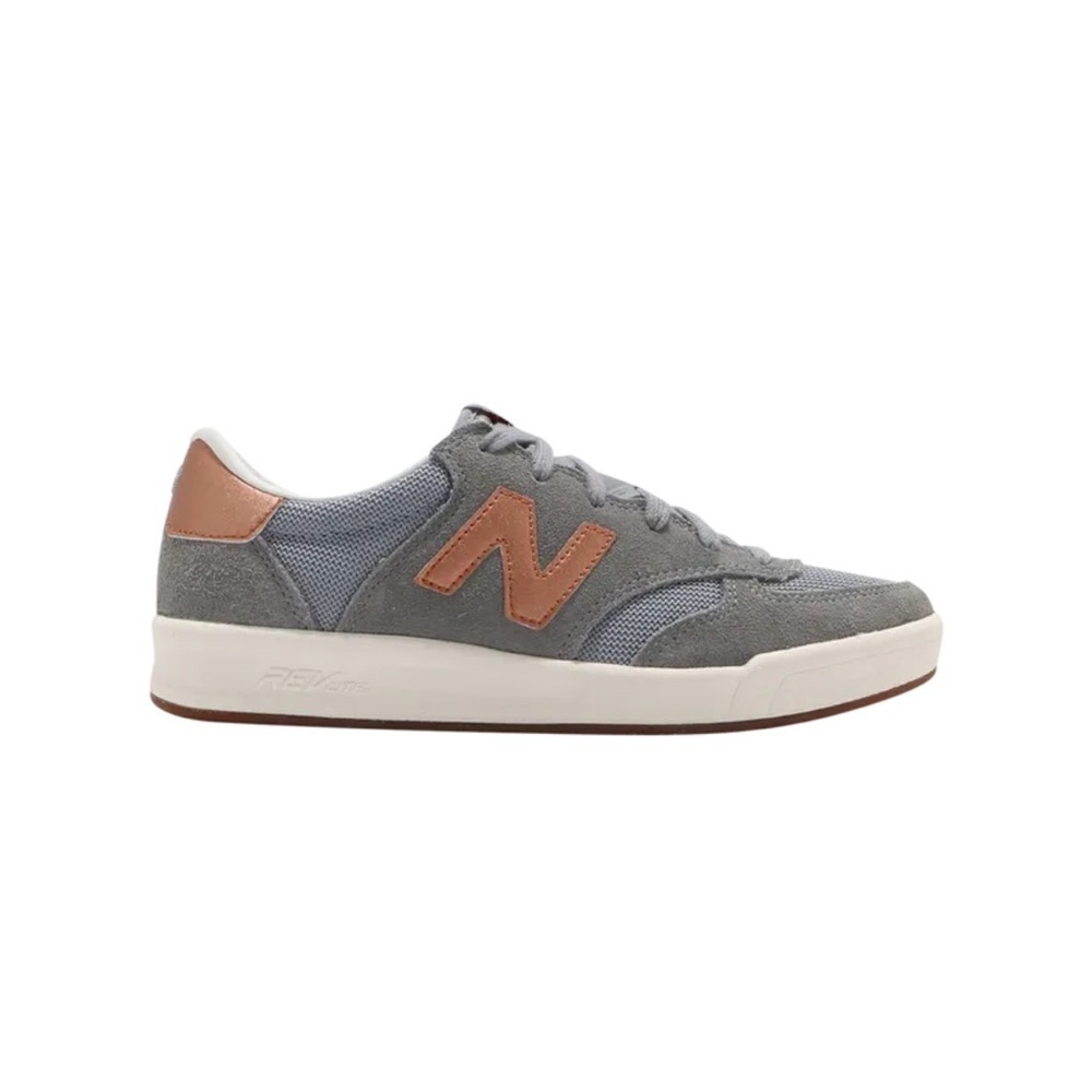 New Balance 300 Wide Steel Copper Metallic Sneakers Womens 7.5 Suede